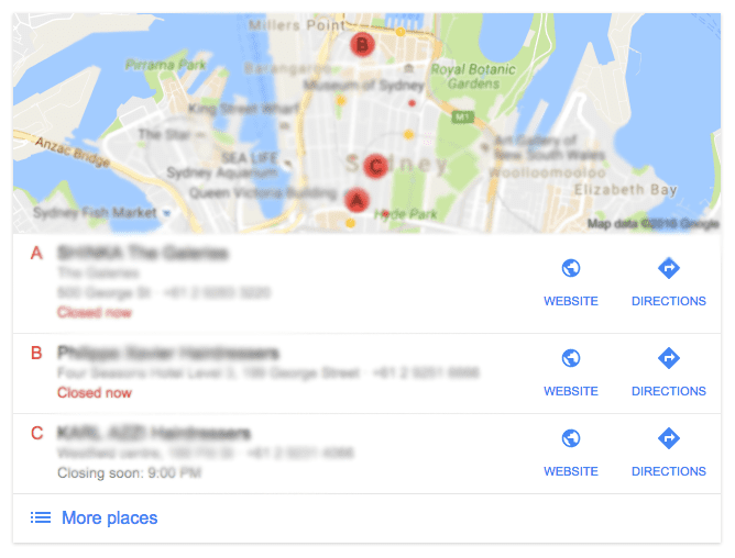 Google Local Pack